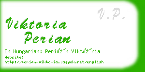 viktoria perian business card